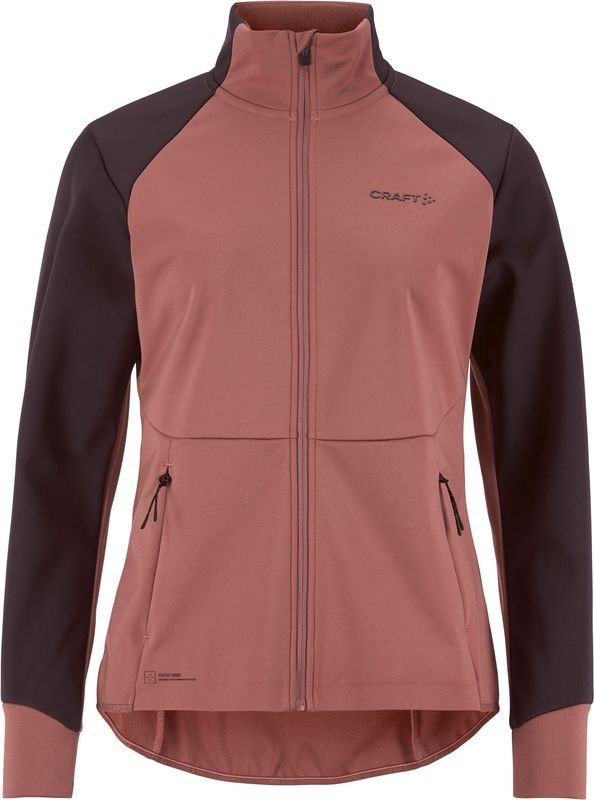 Craft CORE Essence Nordic Jacket 2 W Längdskidjacka Rose Brown/Dk Plum M