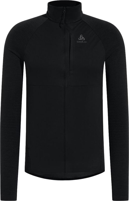 Odlo Zeroweight Pro Performance Wool Windproof Hybrid XC Jacket M L&auml;ngdskidjacka Black
