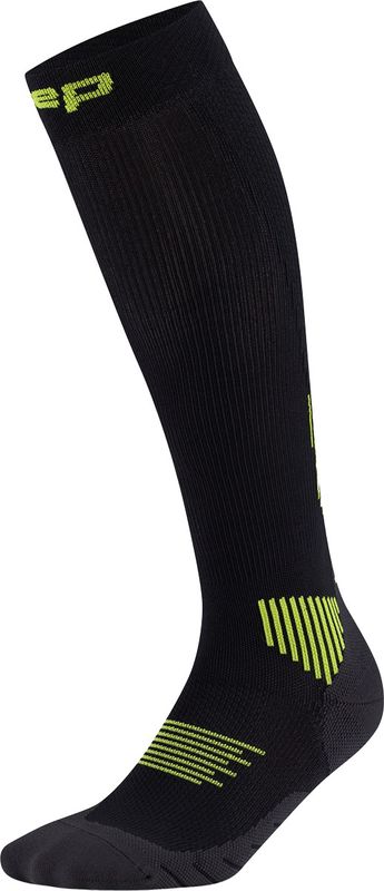 CEP Core Run Socks Tall 5.0 M Kompressionsstrumpor Black/Lime, V