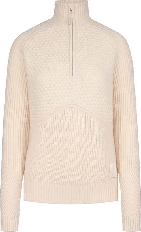 Johaug Sporty Wool Half Zip W Tröja Light Beige, M