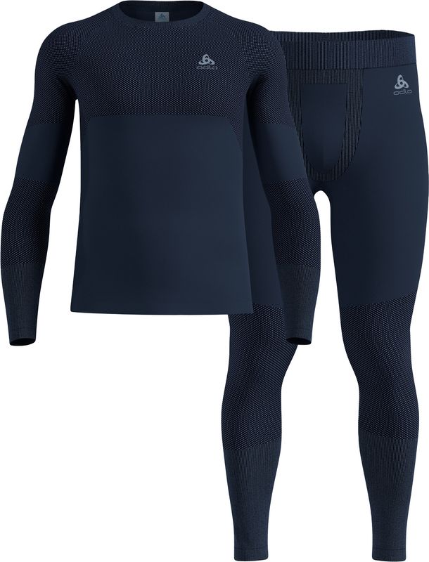 Odlo Fundamentals Performance Warm Set M Underställ Set Dark Sapphire, XL