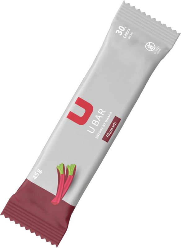 Umara U Bar 40g Energibars, RABARBER