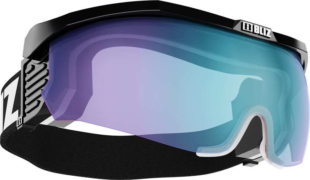 Bliz Proflip Max Small Sportglasögon Black w/ Light Orange Blue Multi