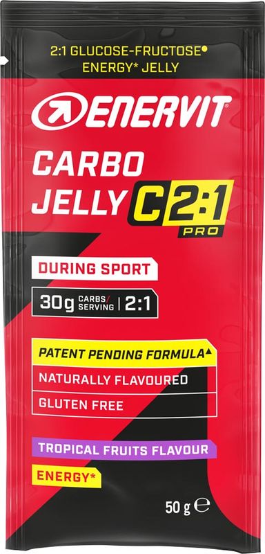 Enervit C2:1 Carbo Jelly 50 g Energigel, TROPICAL