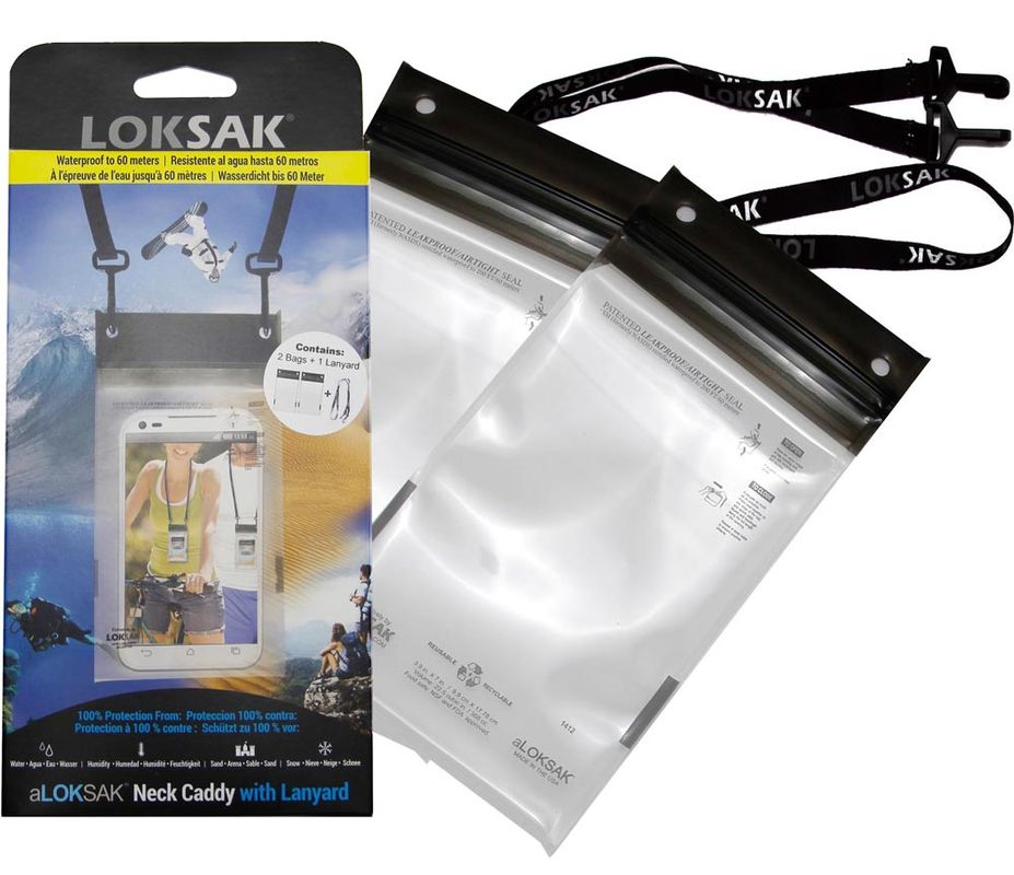Produktfoto för aLoksak Smartphone XL inkl lanyard Vattentäta fodral 2-p