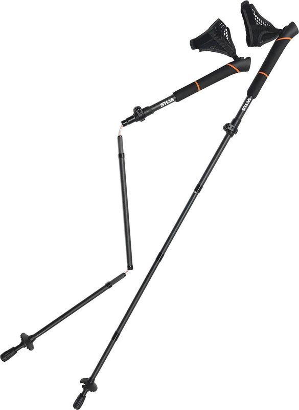Silva Running Poles Carbon Adjustable Längdskidstavar, 100-120 CM