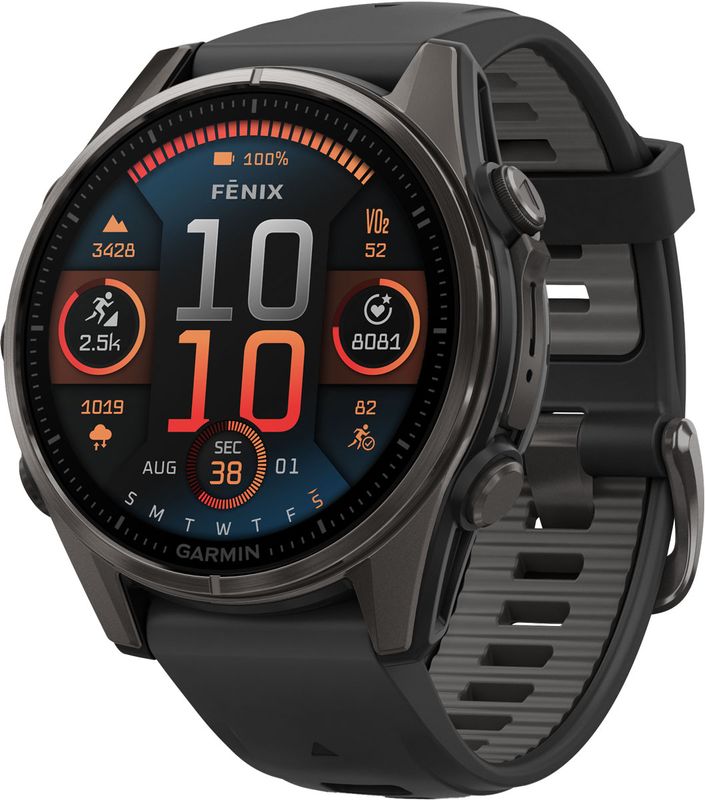 Produktfoto för Garmin Fenix 8 AMOLED Sapphire 43 mm