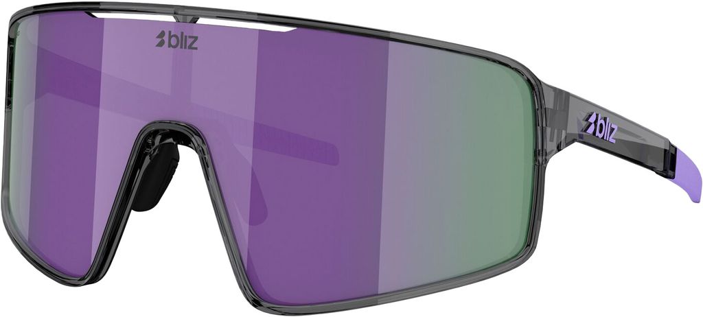 Bliz P001S Sportglas&ouml;gon Crystal Black w/ Grey Purple Multi