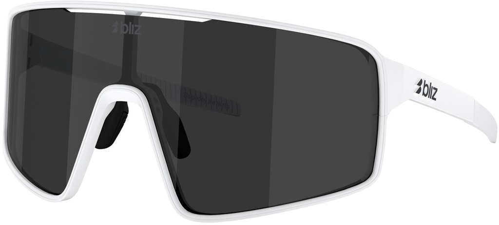 Bliz P001 Sportglasögon White w/ Smoke