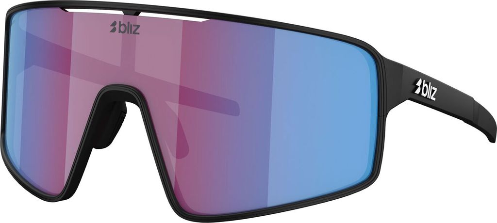 Bliz P001 Nano Nordic Light Sportglasögon Matt Black w/ Begonia Violet Blue Multi