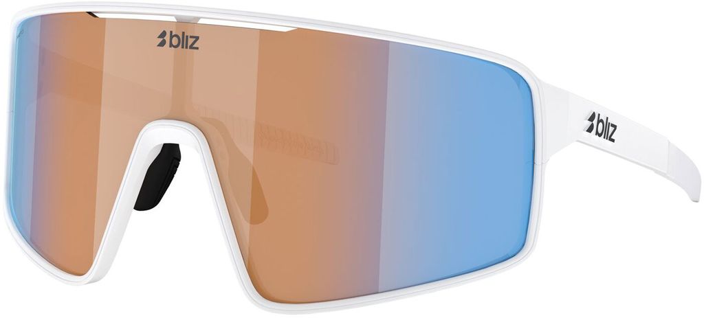 Bliz P001 Nano Nordic Light Sportglasögon White w/ Coral Orange Blue Multi