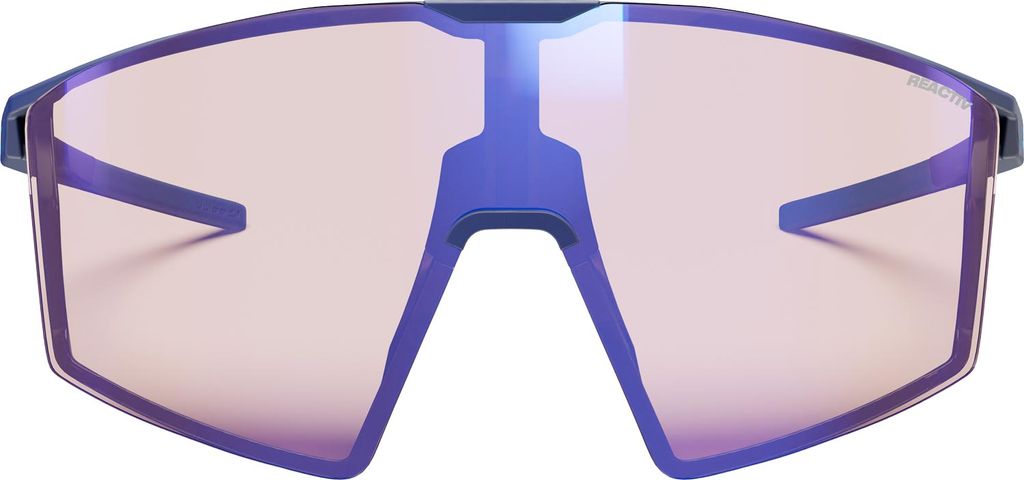 Julbo Edge Reactiv Sportglasögon Matt Blue/Blue w/ Pink Multi Blue