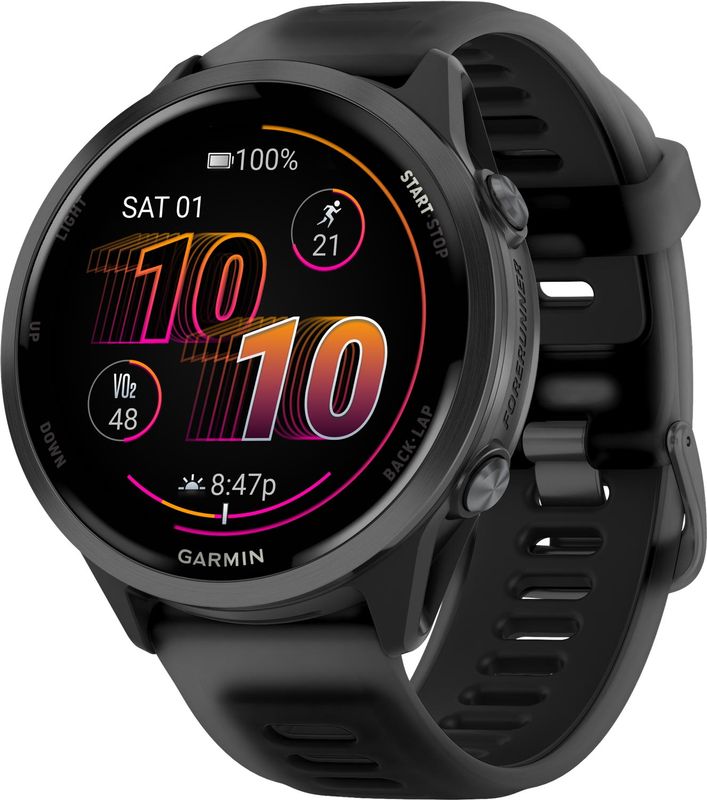 Garmin Forerunner 570 Amoled 47 mm Pulsklocka Black