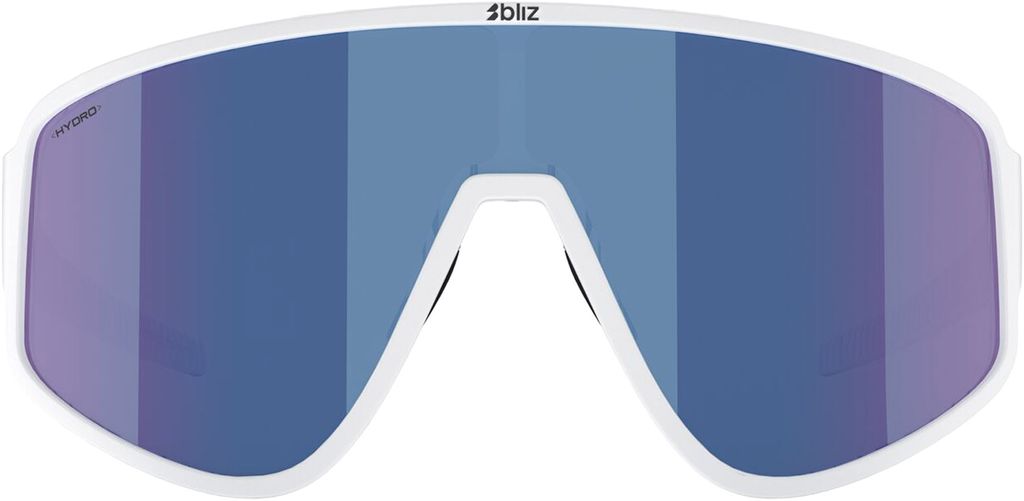 Bliz A004 Sportglasögon Matte White w/ Grey Blue Mirror