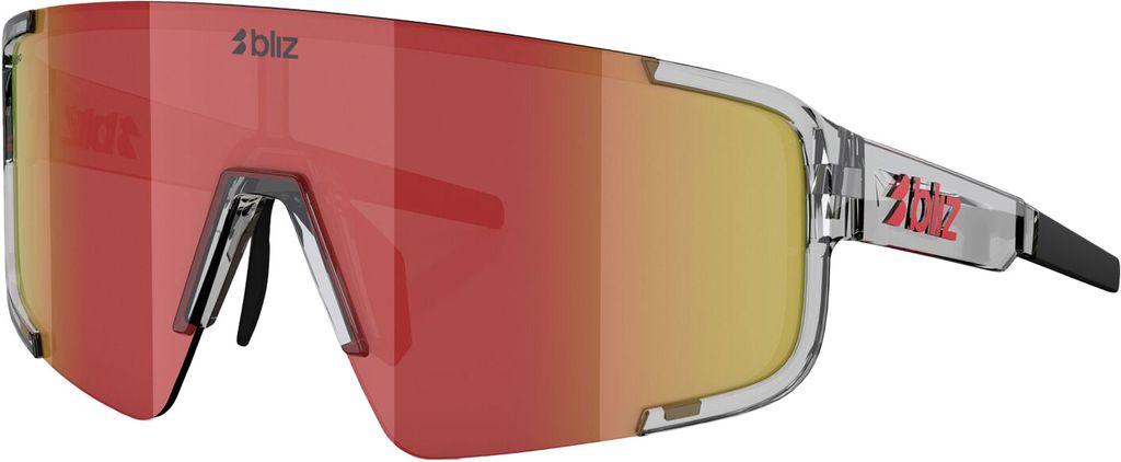 Bliz P003 Sportglasögon Transparent Dark Grey w/ Brown Red Multi