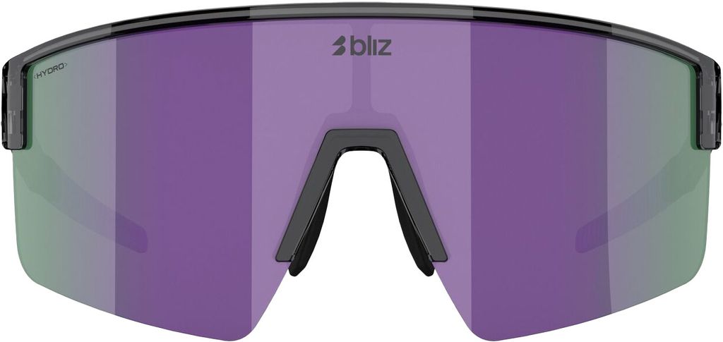 Bliz P004S Sportglasögon Crystal Black w/ Grey Purple Multi