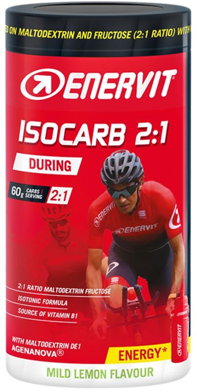 Enervit C2:1 Isocarb 650g Sportdryck, CITRON