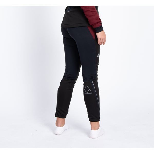 Fischer Vemdalen Pro Pants W Längdskidbyxor Burgundy, XS