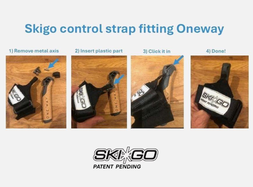 Skigo Foam Rem Pro Klick Stavremmar, M