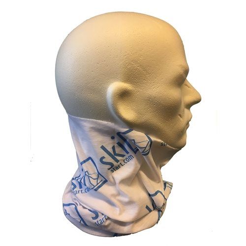 Skistart Headover/Tube White Multiscarf White, OZ