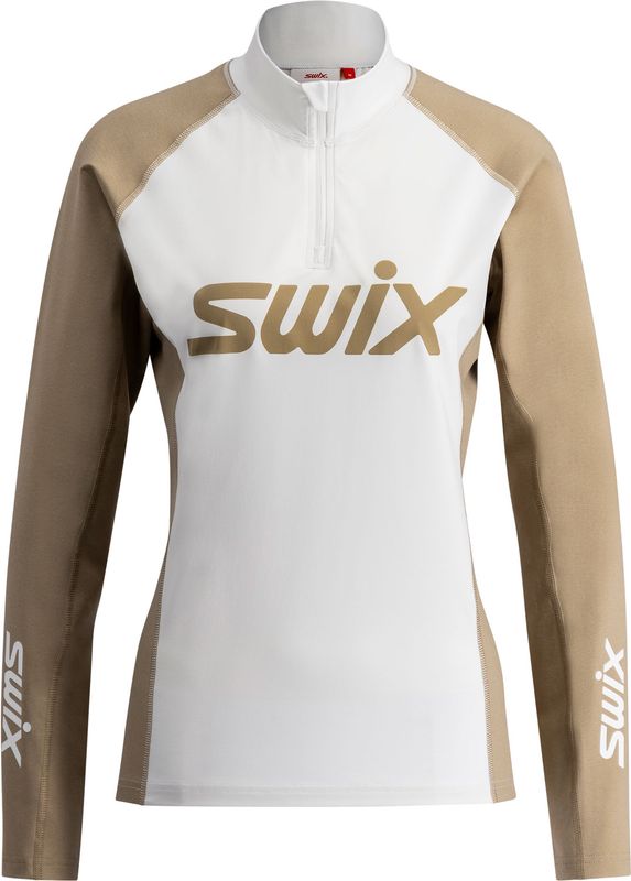 Swix RaceX Dry Half Zip W Underställ Tröja Dune
