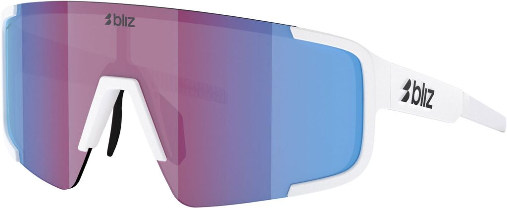 Bliz P003S Nano Nordic Light Sportglasögon Matte White w/ Begonia Violet Blue Multi