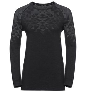 Odlo Crew Neck L/S Kinship W-BLACK-XS