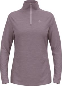 Odlo Mid Layer 1/2 Zip Run Easy Warm W-PLUM-L