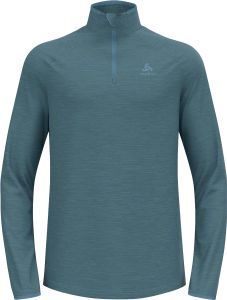 Odlo Mid Layer 1/2 Zip Run Easy Warm M-DARKCYAN-M