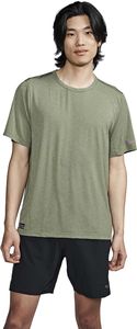 Saucony Stopwatch Short Sleeve M-DARKOLIVEGREEN-S