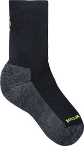 Smartwool Hike Full Cushion Crew Socks Kids-BLACK-M
