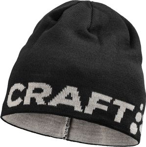 Craft ADV Nordic Training Merino Logo Hat U-BLACK/GREY-S/M