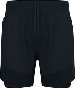 Odlo X-Alp Trail 6-Inch 2-In-1 Short M-BLACK-M