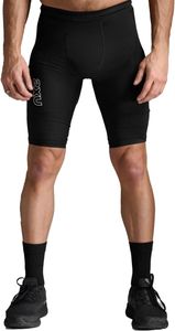 2XU Light Speed React Compression Shorts M-BLACK/WHITE-XL
