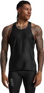 2XU Light Speed React Singlet M-BLACK/GREY-M