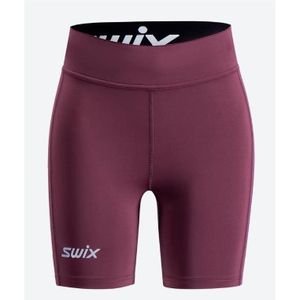 Swix Pace High Waist Half Tights W-PLUM-XL